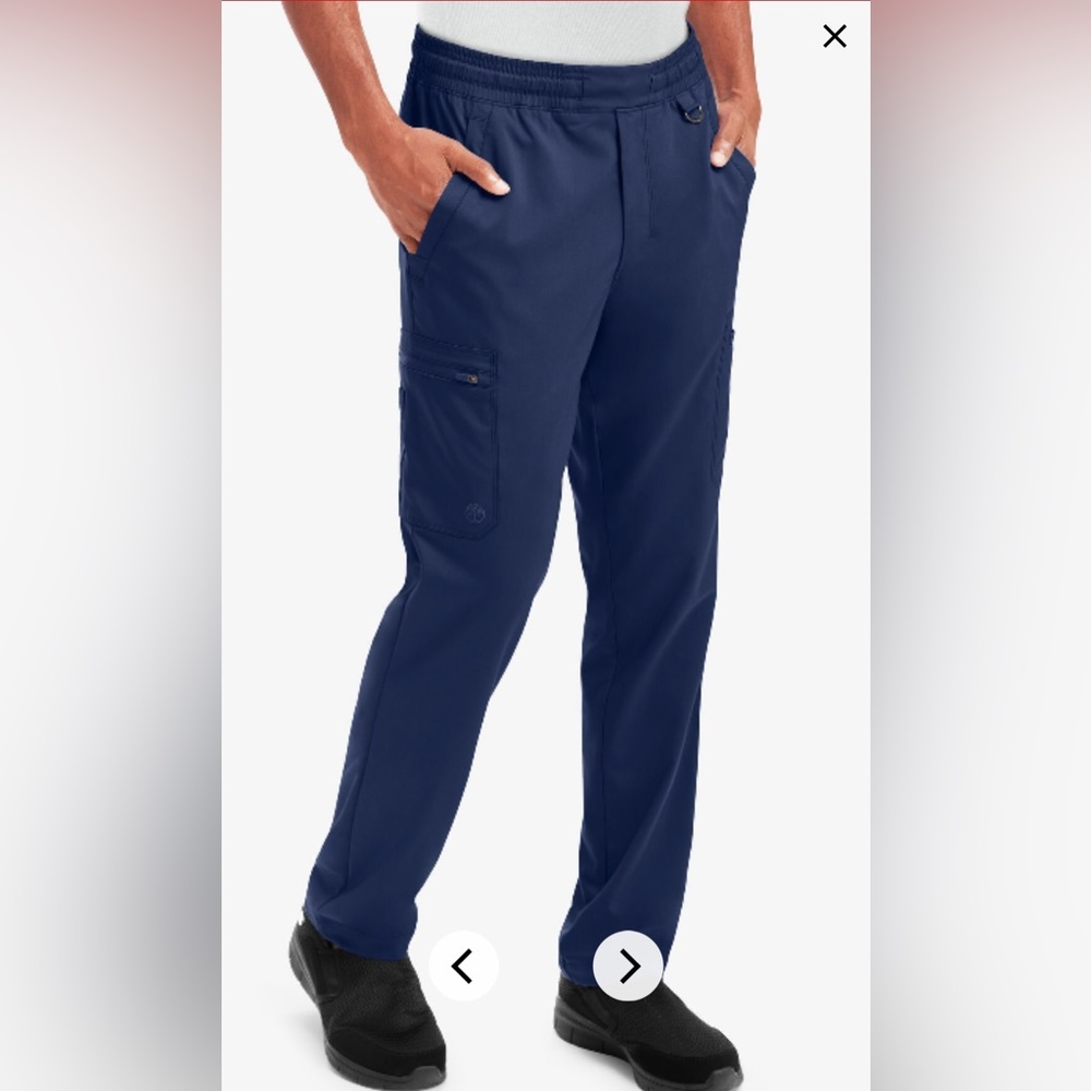 Healing Hands NWT The Purple Label Men's Daniel Utility Cargo Scrub Pant - Picture 2 of 3